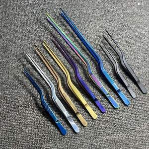Pinzas de Acero Inoxidable Coloridas RSI al por Mayor, de 6 y 8 Pulgadas, para Emplatado Culinario Profesional, Aptas para Lavavajillas - Product Image 4