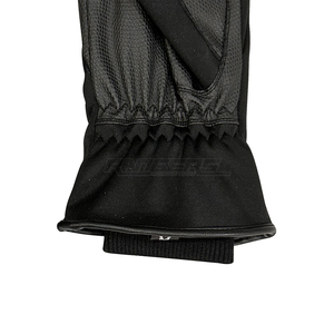 Unisex Summer Equestrian <b>Gloves</b> Zipper Closure Custom Branding Full Finger PU Waterproof Non-Slip Lightweight Glitter Trim - Product Image 5