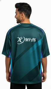 Camiseta Sublimada de Corte Regular, Estilo Casual Urbano para Hombre, Poliéster/Algodón, Transpirable - Product Image 4