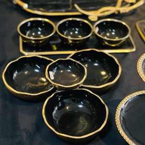 ชามเสิร์ฟอะลูมิเนียมหล่อตกแต่ง สำหรับตกแต่งโต๊ะอาหารในงานเทศกาล เพิ่มความหรูหราให้กับการเสิร์ฟอาหาร - Product Image 3