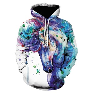 2021 Hot Sale Sweatshirt 3D Hoodies Print Beautiful <b>Horse</b> Animal Pattern Pullover Unisex Casual Creative Oversized <b>Hoodie</b> 2026 - Product Image 1