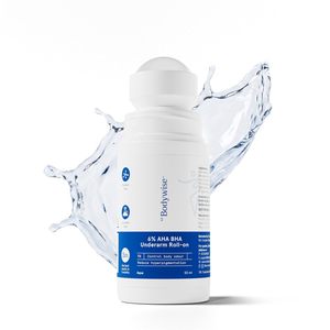 Be-Bodywise 6% AHA BHA Roll-on pour les aisselles 1.69floz(50ml) |   Acide lactique à 4 %, acide mandélique à 1 %, acide salicylique à 1 %, 0 % d'alcool, Aqua avancé - Product Image 1