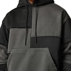 Style personnalisé Sweat à capuche épais en coton polaire avec écusson Sweat-shirt Boxy Oversize Baggy Design Col à capuche solide tricoté de grande taille - Product Image 3