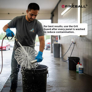 Fireball Bucket Grit Guard: Trampa de suciedad para un lavado más seguro. Elimina la suciedad de los utensilios de lavado de microfibra. Ayuda a reducir el daño superficial. - Product Image 5