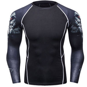 Maillot de compression OEM personnalisé à manches longues pour l'entraînement de MMA, BJJ et lutte - Product Image 6