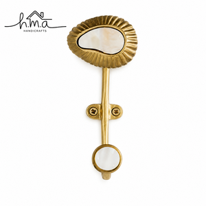 Solid Brass Wall <b>Hook</b> Modern Minimalist Robe <b>Hook</b> Brushed Gold <b>Coat</b> Towel Bag Holder Heavy Duty <b>Decorative</b> Bathroom <b>Hook</b> - Product Image 4