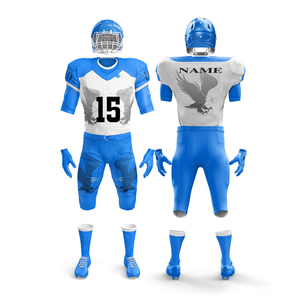 Uniforme de Fútbol Americano Personalizado, Transpirable y de Secado Rápido, para Prácticas Juveniles, Sublimado, con Combinación de Colores del Equipo y Nombre del Jugador - Product Image 6