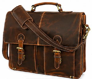 Bolso Mensajero de Cuero Genuino Vintage, Bolso de Negocios para Viajes, Portátil, Duradero, de Alta Calidad, Proveedor Mayorista para Oficina, OEM - Product Image 2