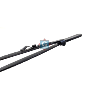 Pince à gemmes de précision en acier inoxydable Gray Rocks Black Diamond, avec position de verrouillage réglable et rainures antidérapantes - Product Image 6