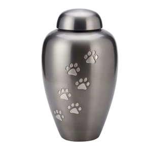 Urna de Metal Gris Pizarra con Acabado Pewter, Directo de Fábrica, Calidad de Exportación, para Guardar Cenizas y Reliquias - Product Image 5