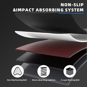 Tapis Roulant dal Design Compatto con Motore Brushless ad Alta Efficienza, Display LED, Modalità Conto alla Rovescia, Supporta fino a 125 kg per Utenti Attivi - Product Image 4