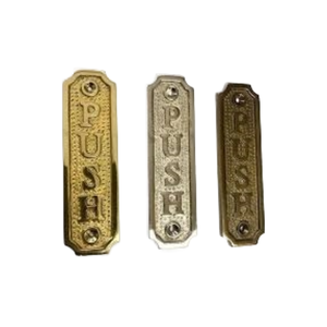 Placa de Latón para Puerta de Baño, Personalizada, de Alta Calidad y Duradera, para Hogar y Oficina - Product Image 2