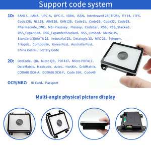 Mesin pembaca kode batang, mesin pembaca kode batang tetap, pemindai paspor, kartu ID, modul pembaca kode batang Industrial CMOS 1D 2D - Product Image 5
