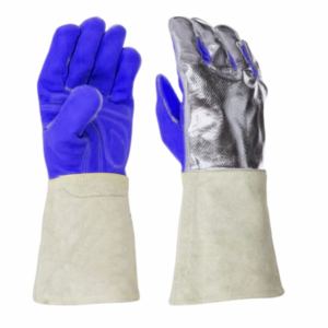 Guantes de Seguridad para Construcción Resistentes y Personalizables, Duraderos, Reforzados, de Cuero Vacuno Aluminizado, Resistentes a Pinchazos, Certificados CE, Resistentes al Calor - Product Image 5