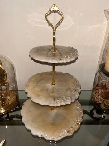 ฐานวางเค้กเรซิ่นตกแต่งสำหรับงานแต่งงาน โต๊ะของหวาน - Product Image 4