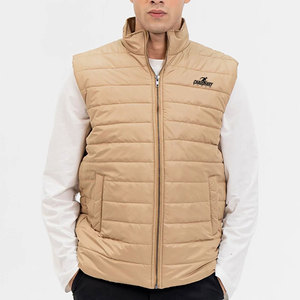 Gilet pour homme avec logo personnalisé, doublure intérieure douce et tissu coupe-vent, idéal pour les activités de plein air, vente en gros - Product Image 1
