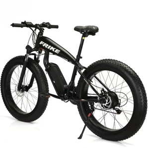 Vélo de montagne électrique sportif à double frein à disque, avec pneus tout-terrain larges de 26 x 4 pouces, corps en alliage d'aluminium, moteur sans balais au lithium 48V - Product Image 5