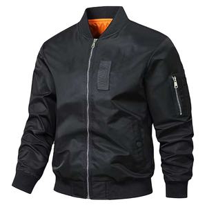 Chaqueta Bomber para Hombre, Otoño, Chaquetas de Béisbol Sólidas, Abrigos Casuales, Prenda Exterior, Ajuste Delgado, Cortavientos, Chaqueta Cargo, Ropa para Hombre 2026 - Product Image 1