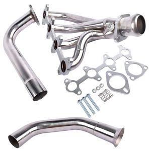 Chevy <b>S10</b> GMC Sonoma 2.2L L4 2WD 1994-2004 Engine Swap Stainless Header Kit Tuning Exhaust System - Product Image 4