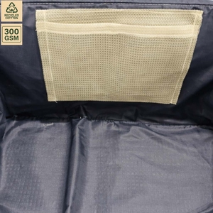 300 GSM Cotton Canvas Insulated Cooler Tote <b>Bag</b> Food <b>Cooling</b> 35.6x17.8x22.9 cm Custom Logo Wholesale OEM Bulk Order Model SS210 - Product Image 5