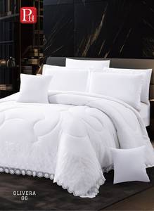 Ensemble de couette Panorama Home Olivera Super King 12 pièces, édition blanc pur – Vente en gros - Product Image 2