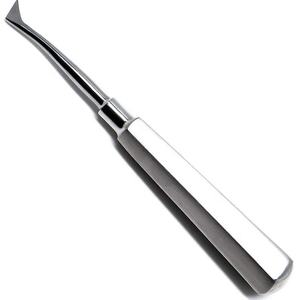 Elevador de Raíces Dental AHI Twist 27 L Manual de Acero Inoxidable Certificado CE Clase I Plateado Ergonómico con Empuñadura Quirúrgica - Product Image 1