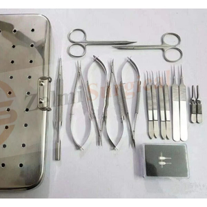 Juego de Instrumentos de Microcirugía de Mano, 17 Piezas, Acero Inoxidable Alemán, Kit de Instrumentos Quirúrgicos para Microcirugía de Mano - Product Image 3