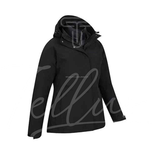 Chaqueta Acolchada Unisex de Softshell, Formal, Impermeable, Cortavientos, Transpirable, Ligera, con Capucha, de Nailon/Algodón y Forro Polar para Invierno - Product Image 3