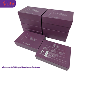 Elegante Caja de Regalo Magnética Rígida con Acabado Mate Morado para Empaque de Botellas de Perfume con Inserto de Tela Personalizado - Product Image 6