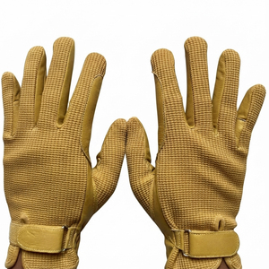 Gants d'équitation unisexes en cuir PU noir, respirants, à demi-doigts, avec fermeture auto-agrippante, pour l'été et les activités équestres en extérieur - Product Image 6