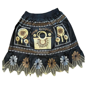 Nouvelle jupe courte trapèze taille haute pour femme, broderie personnalisable, couleurs et tailles ajustables, en tissu ultra confortable - Product Image 5