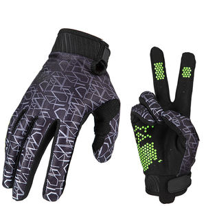 Gants de moto multicolores en gros, gants de protection intégrale pour le cyclisme, gants de moto personnalisés avec paume antidérapante durable - Product Image 1