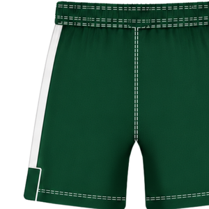 Pantalones Cortos de Rugby Verde Oscuro y Blanco, Cintura Elástica con Cordón, Ropa Deportiva Ligera para Entrenamiento, Partido y Equipo - Product Image 3