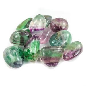 Piedras de Fluorita Arcoíris Natural Chakralume, Pulimentadas y Lisas, Cristal Curativo para Reiki, Meditación y Joyería, Hechas en India - Product Image 1