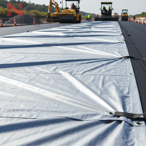Lona Impermeable para Cubierta de Asfalto en Construcción de Carreteras, para Pavimentación de Asfalto y Protección de Caminos, Uso en Obras de Construcción - Product Image 1