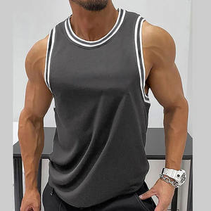Nuevo diseño de camisetas sin mangas transpirables para hombre, tallas grandes, ropa de gimnasio de Pakistán, servicio OEM más vendido, camiseta sin mangas para hombre con impresión personalizada - Product Image 3