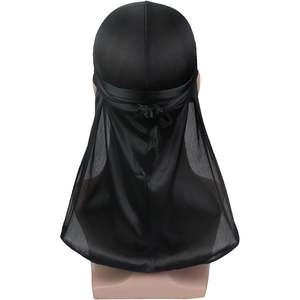 2025 Silky Durag Headwraps con cola extra larga y correas anchas para 360 Waves and Do Rag Cycling Hats & Headwear - Product Image 6