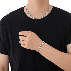 Bracelet en argent plaqué, diamant naturel de luxe, polissage brillant, certifié IGI, style hip-hop, disponible à un prix raisonnable en provenance d'Inde - Product Image 4