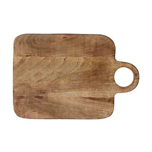 Planche à découper en bois d'acacia avec poignée ergonomique, surface lisse et sûre pour les couteaux, planche durable et élégante pour la préparation quotidienne en cuisine - Product Image 1