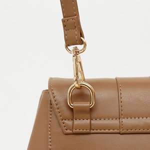 Elegant <b>Lady</b> Women's PU Backpack Square Shape Zipper Magnetic Closure Detachable Shoulder Strap Lightweight Waterproof Daily Use - Product Image 4