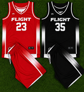 เสื้อบาสเก็ตบอลสั่งทำจำนวนมากสำหรับโรงเรียน วิทยาลัย ชมรมกีฬา ประสิทธิภาพสูง ผลิตจากโพลีเอสเตอร์ 100% พิมพ์ลายแบบระเหิด ระบายอากาศได้ดี รับผลิตแบบ OEM ODM - Product Image 2