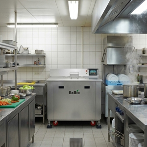 Fourniture pratique de machine de compostage d'élimination des déchets alimentaires Exbio de haute qualité, capacité de 300kg/jour, pour les vendeurs mondiaux - Product Image 5