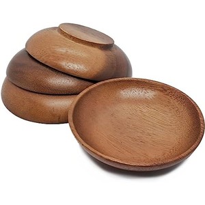 Acacia Wood Stackable Fruit Bowls Wholesale | Handcrafted Geometric Design - Product Image 2