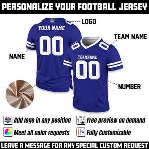 เสื้อฟุตบอลอเมริกันแห้งเร็ว 100% โพลีเอสเตอร์ สำหรับผู้ชาย ไซส์พลัส ระบายอากาศได้ดี เสื้อแข่งขัน ผลิตตามสั่ง - Product Image 2