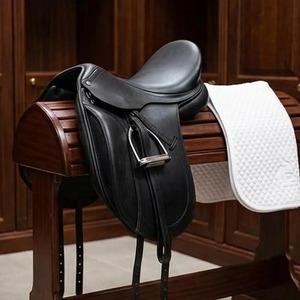 Silla de montar de cuero genuino para entrenamiento y práctica de equitación, en oferta, proveedor indio - Product Image 2
