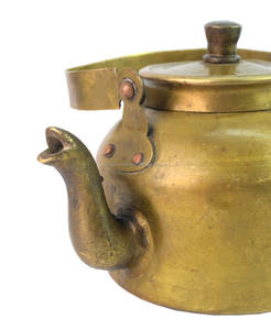 Tetera de Metal Vintage, Diseño Clásico, para el Hogar, la Cocina, la Mesa y Uso Decorativo - Product Image 4