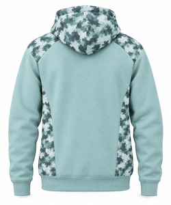 Sweat à capuche homme à manches raglan, camouflage, décontracté, coupe classique, avec poche, pour l'automne - Product Image 5