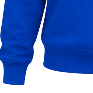 Sudadera Azul para Mujer con Cuello Redondo y Bordado de Letras Griegas 1922, Sudadera de Manga Larga con Rayas Doradas en las Mangas, Estilo Casual - Product Image 5