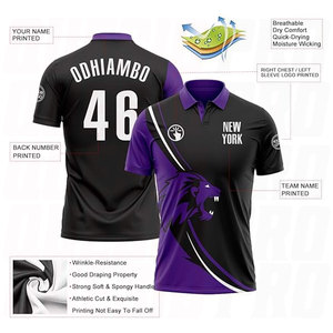 Camiseta Polo Personalizada para Golf, Bowling, Tenis de Mesa, con 2 Botones, Deportiva, Casual, de Negocios, para Hombre - Product Image 3