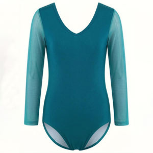 Leotardo de Ballet de Manga Larga de Poliéster para Bailarines, Talla Personalizada para Adultos, con Color y Diseño Personalizados, Alta Calidad, Gran Venta - Product Image 4